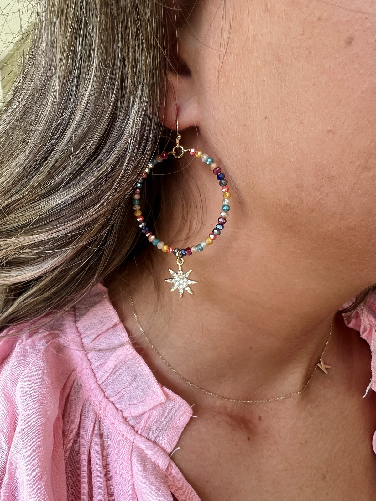 Multi-colored Dangle Earrings